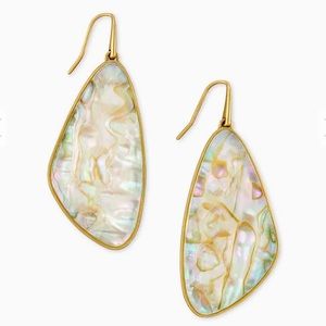 Kendra Scott Mckenna Vintage Gold Drop Earrings